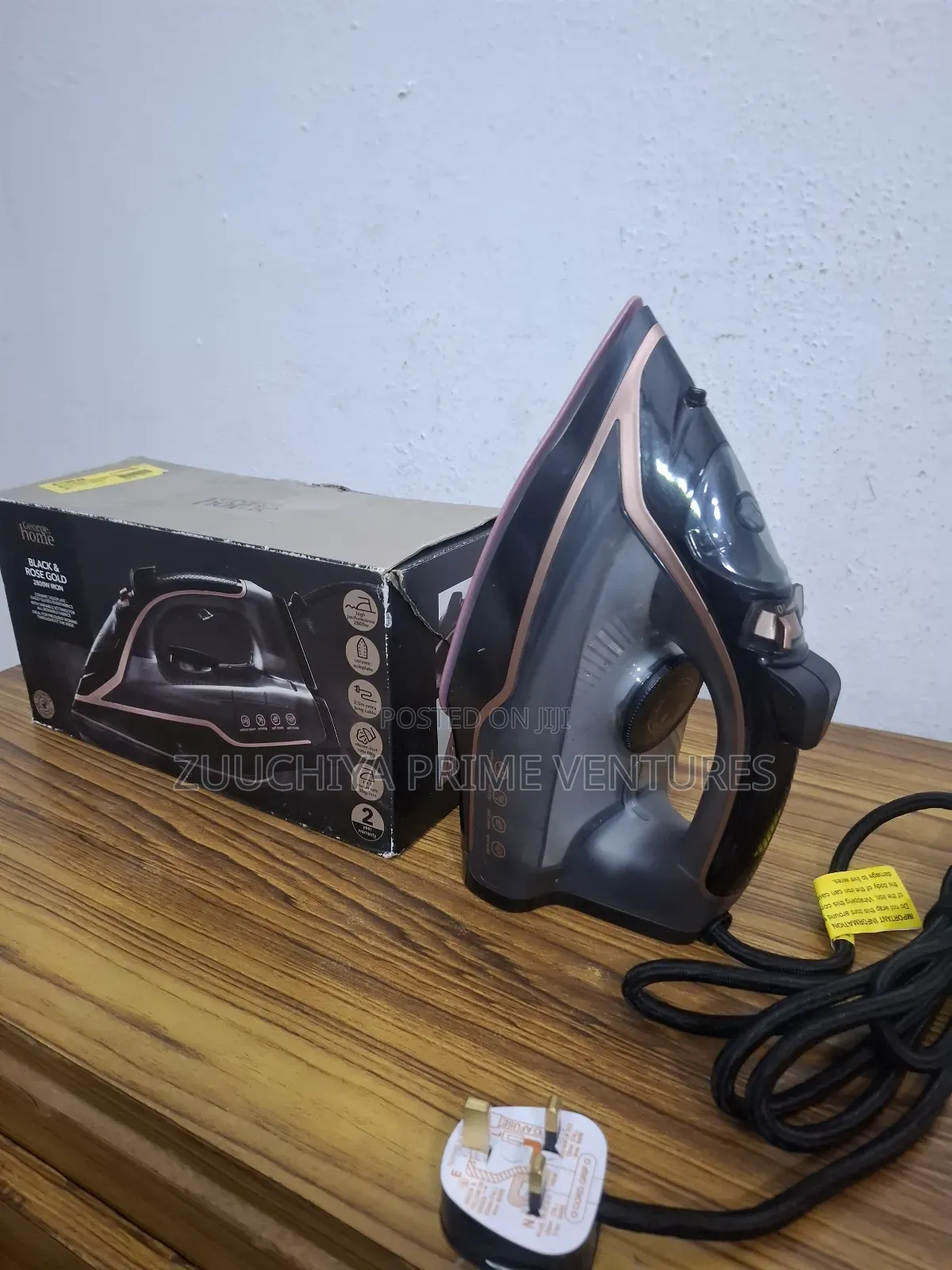 George Home 2800w Steam Iron Rose Gold From Uk