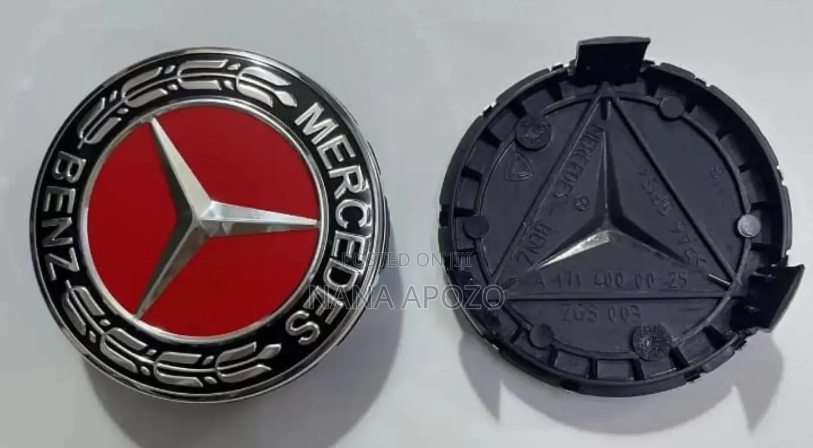 Red Benz Wheel Cups Available