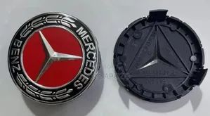 Red Benz Wheel Cups Available