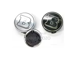 Mercedes Benz Black and White Wheel Cups