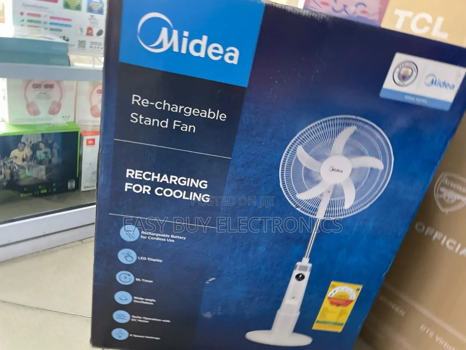 Energy Saving Rechargeable Midea Stand Fan