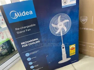 Quality Midea Recharge Stand Fan (Electric)
