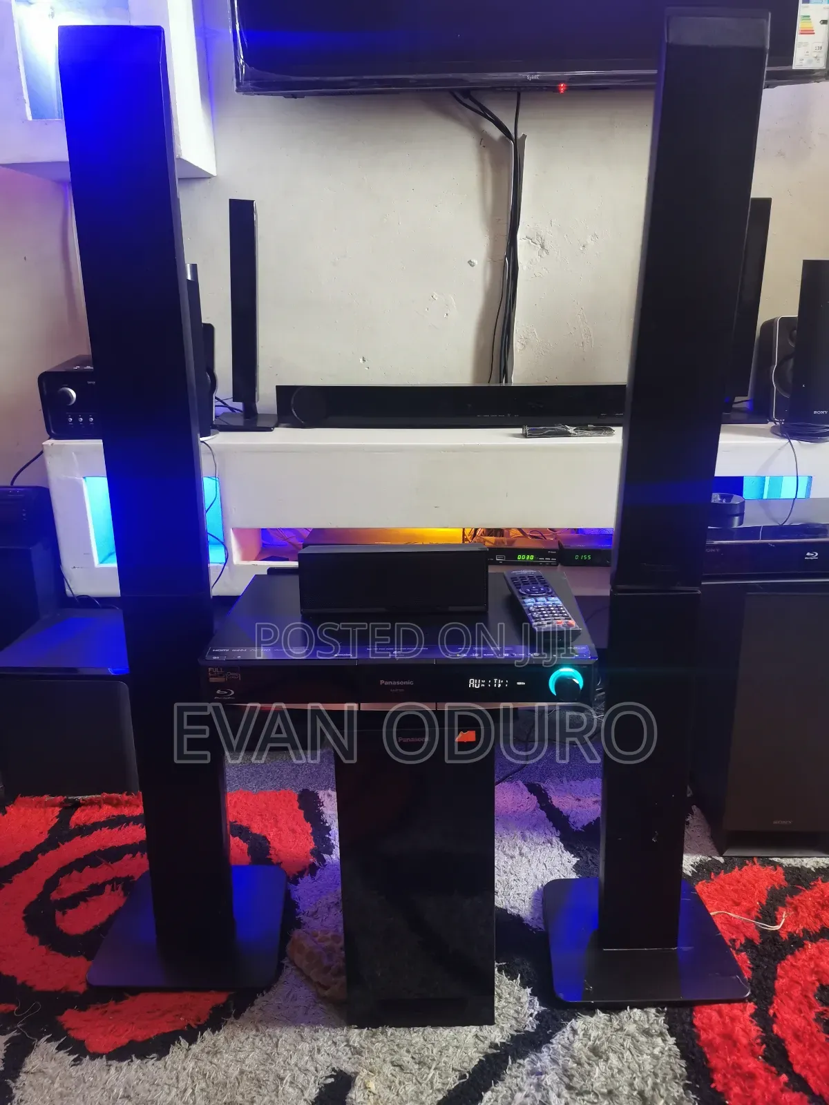 Powerful Smart Panasonic Home Theater, Bt,Optical, Radio,Usb