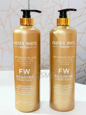 Faster White Gold Glutathione Exfoliating Luxury Shower Gel