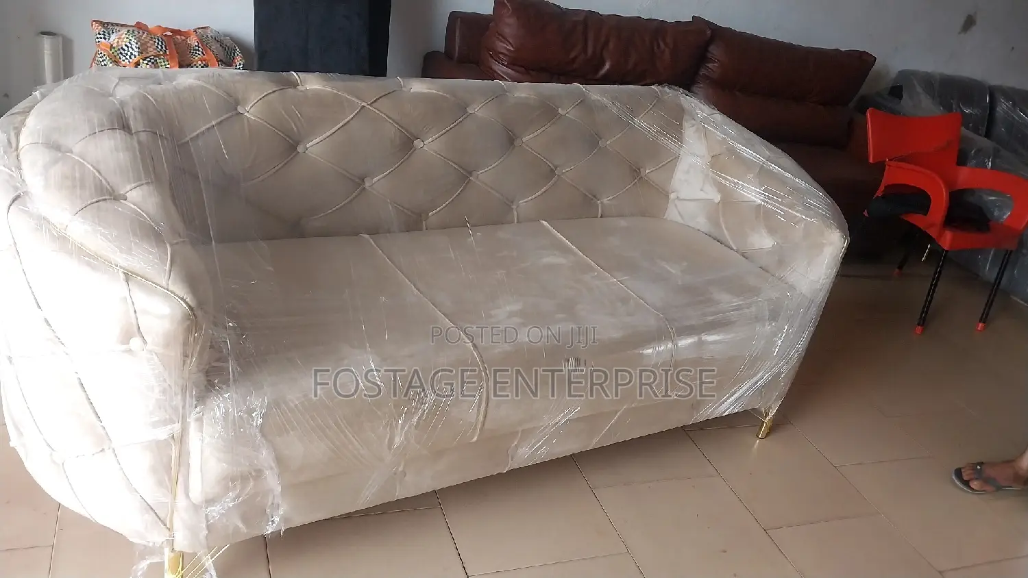 Foreign Design Suede Couch