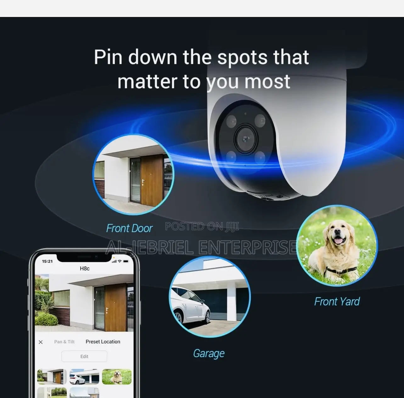 Ezviz H8c Pan Tilt 2 Mega Pixel Wifi Camera