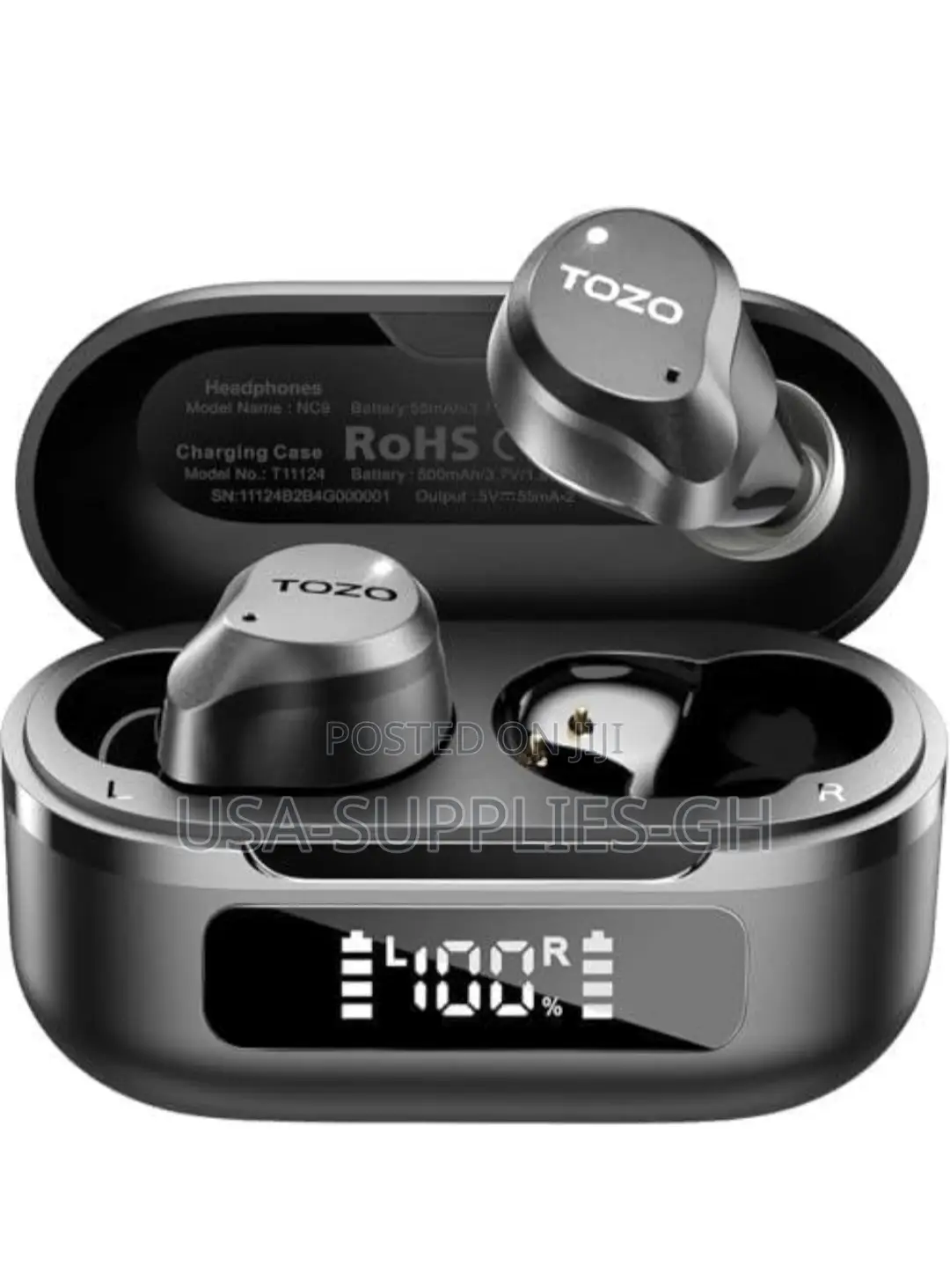 Tozo Nc9 2024 Hybrid Active Noise Cancelling Wireless Earbud