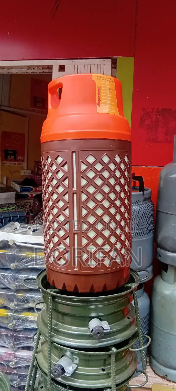 20kg Fibreglass Cylinder Supreme