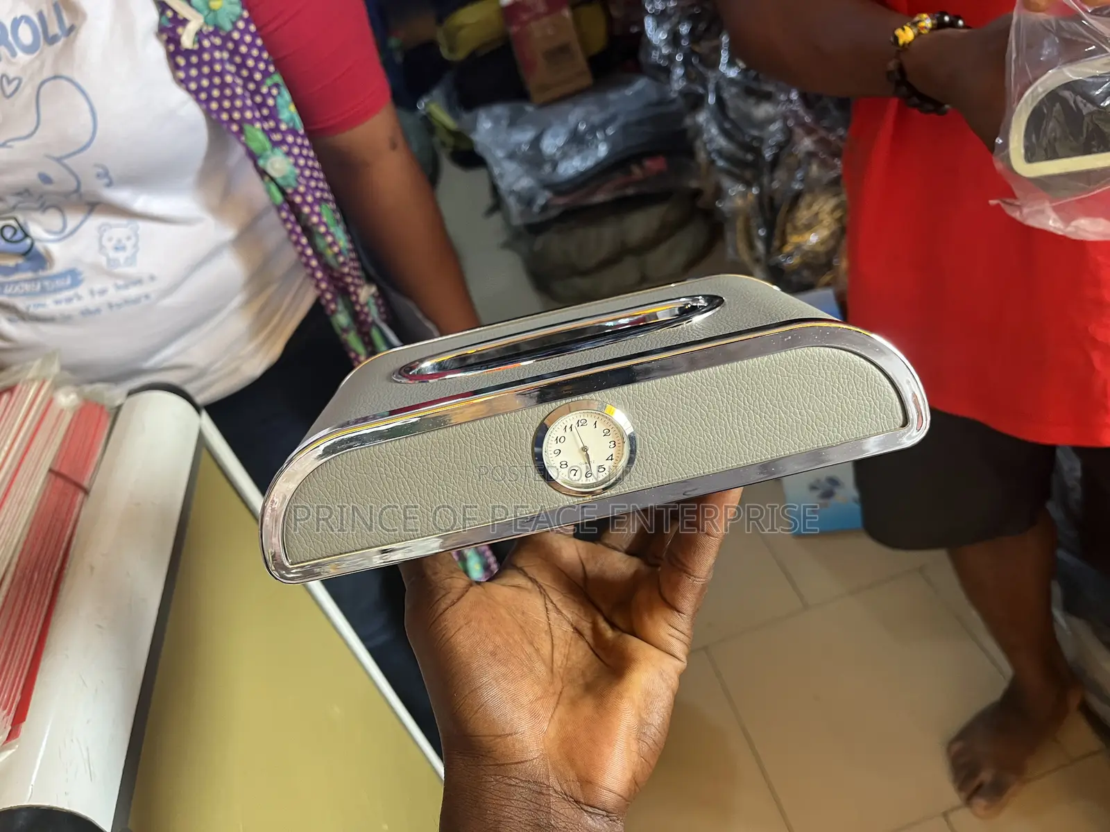 Dashboard Tissue Case Container Ash