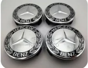 White Benz Wheel Cups Available