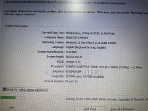 Laptop Toshiba Tecra A50 8GB Intel Core i5 SSD 256GB