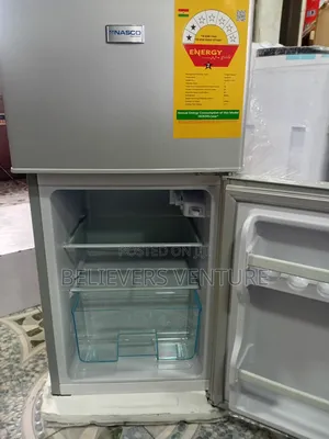 Nasco 75l Less Noise Double Door Fridge Nasco