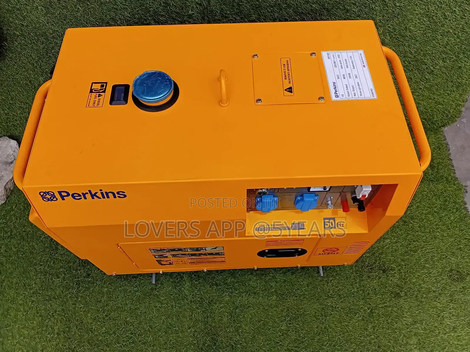 No Noise Perkins Generator 10kva 13,000w Generator