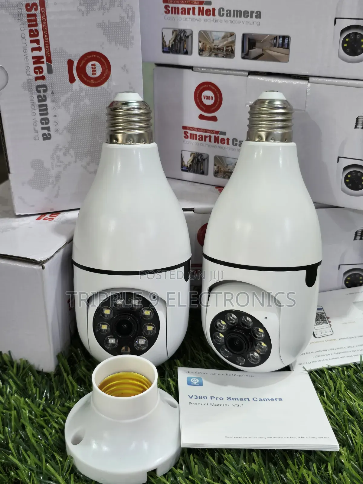 Smart V380 Pro Wifi Bulb Camera