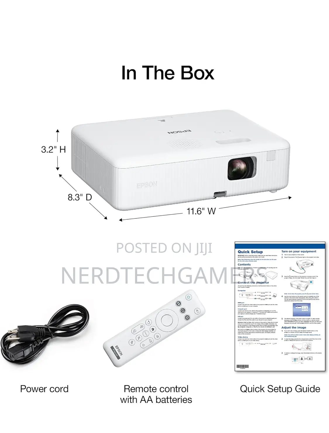 Epson Epiqvision Flex Co-W01 Portable Projector,