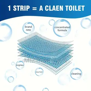 Toilet Bowl Cleaning Detergent Strips - 30 Blue Strips