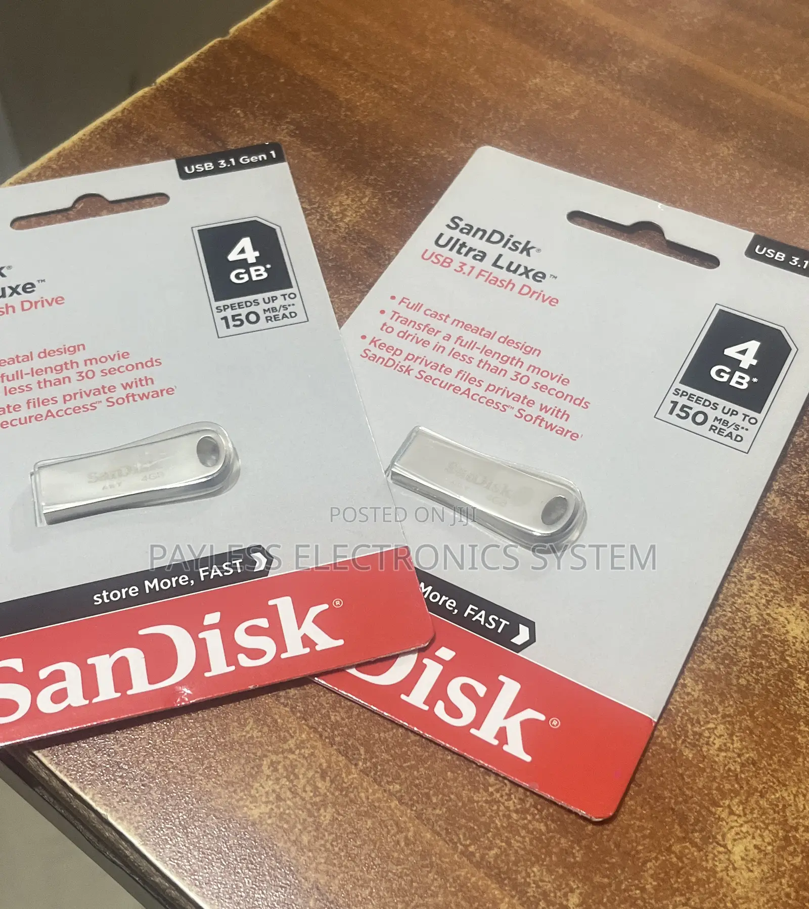 Sandisk Ultra Luxe Usb Flash Drive 4gb