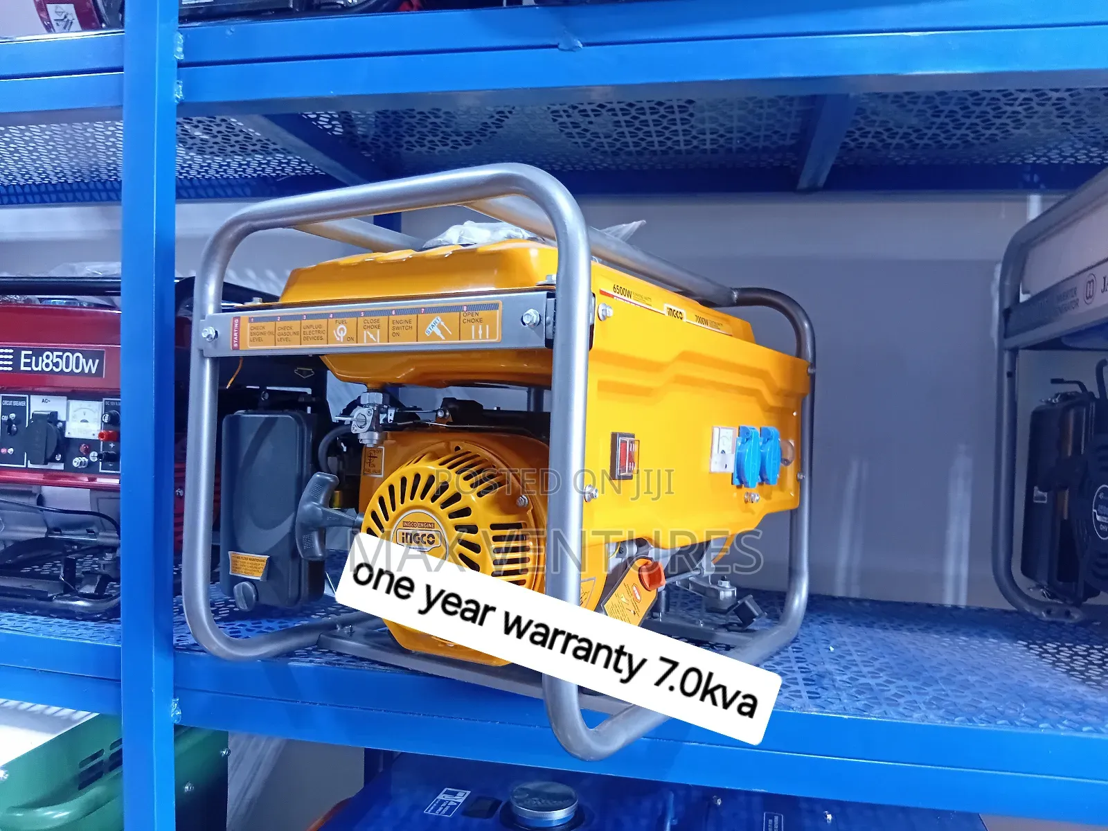 7kva Ingco Petrol Generator 7.0kva Pullstart Genset