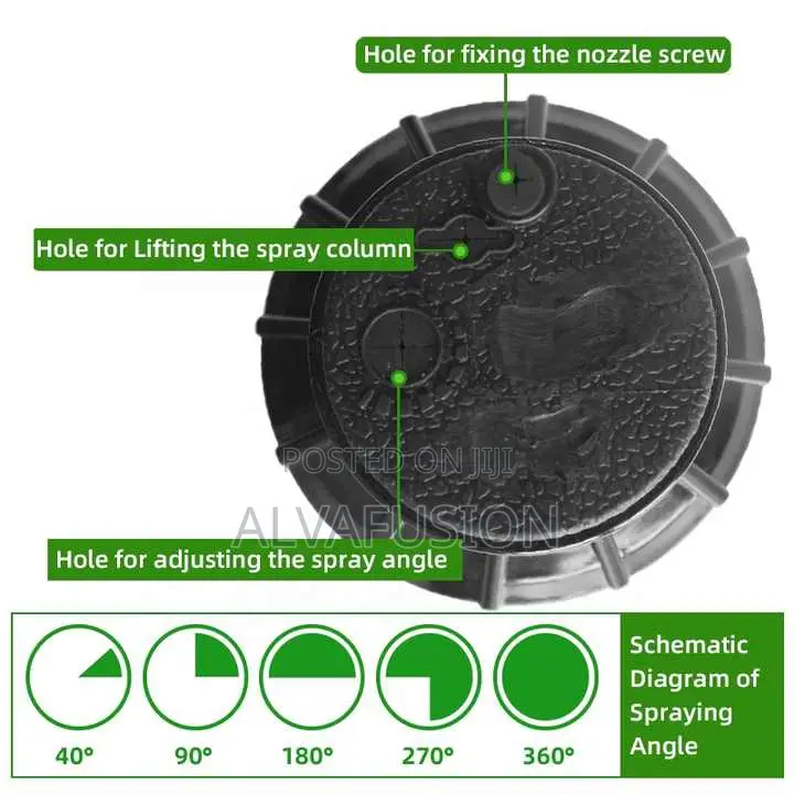 360°Adjustable Sprinkler Lawn Garden Pop Up Sprinkler