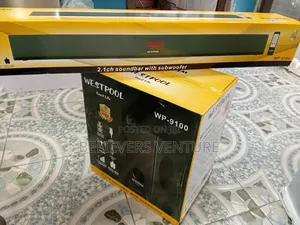 Remote Control Sound Bar Westpool With Woofer Westpool
