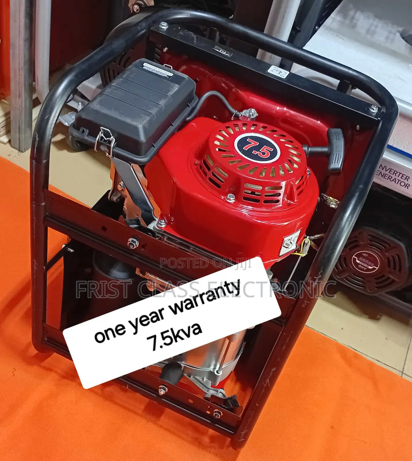 Electric Start 7.5kva Petrol Generator