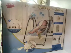 Primi Portable Baby Swing With Remote, Convenient for Travel