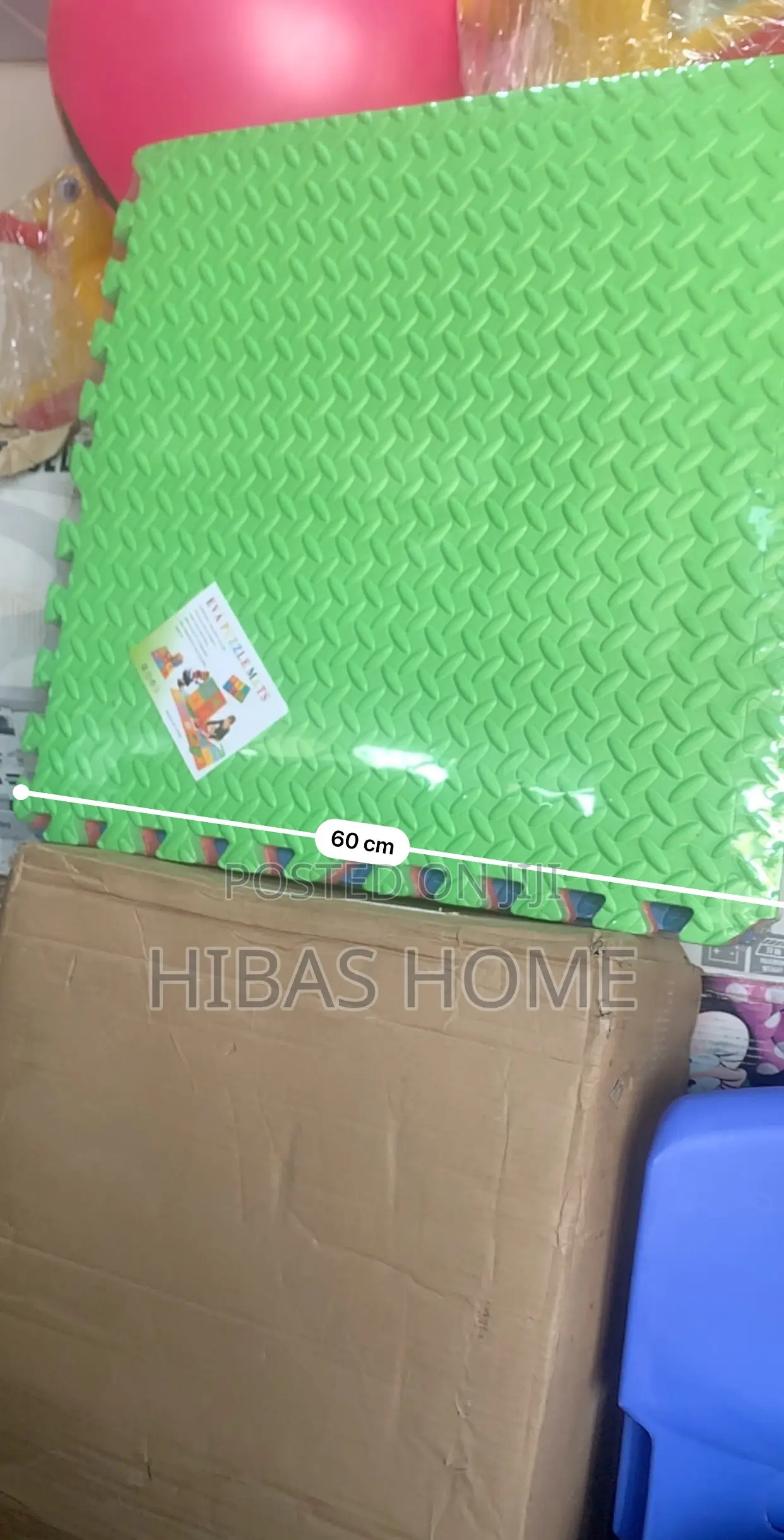 4pcs Eva 60x60cm Puzzle  Mats 120x120cm Anti Slip Mats