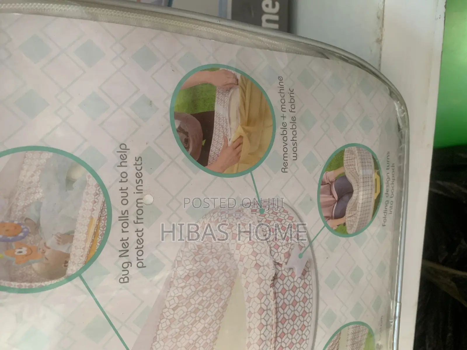 Tiibaby Baby Travel Bassinet With Music, Co Sleeper Baby Bed