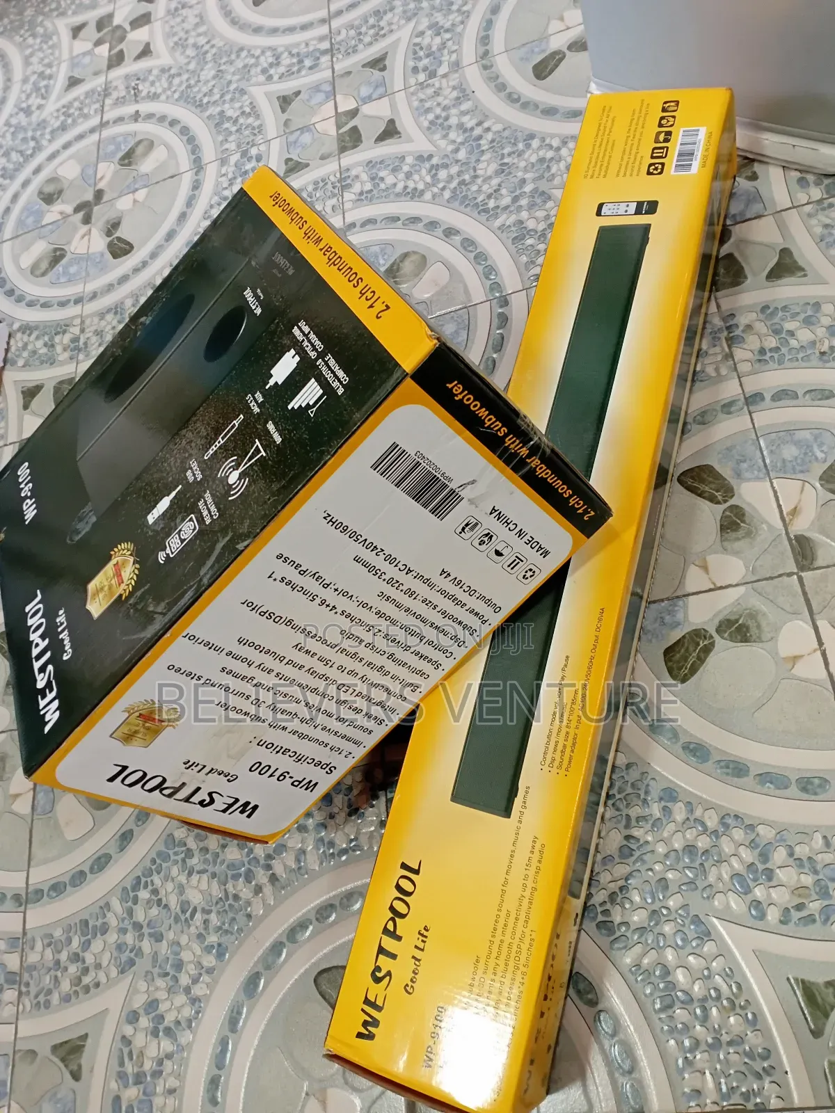 Westpool Appliance Sound Bar Wit Subwoofer Wp-9100 Westpool