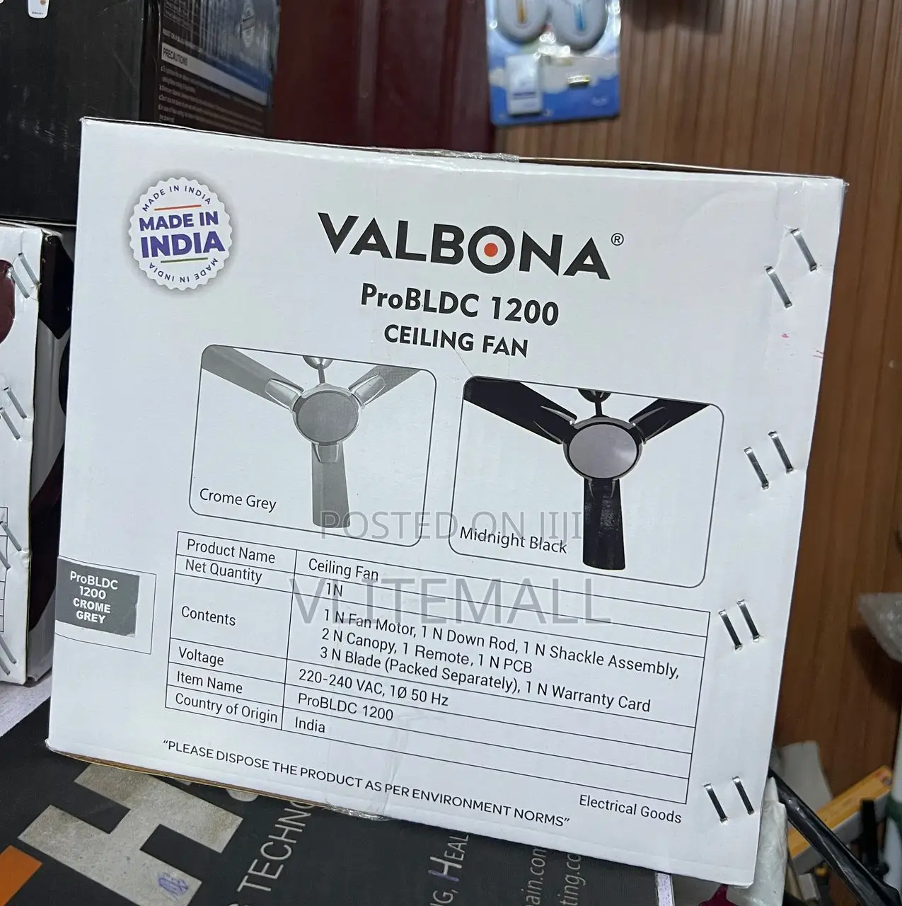 Pro BLDC Valbona Ceiling Fan