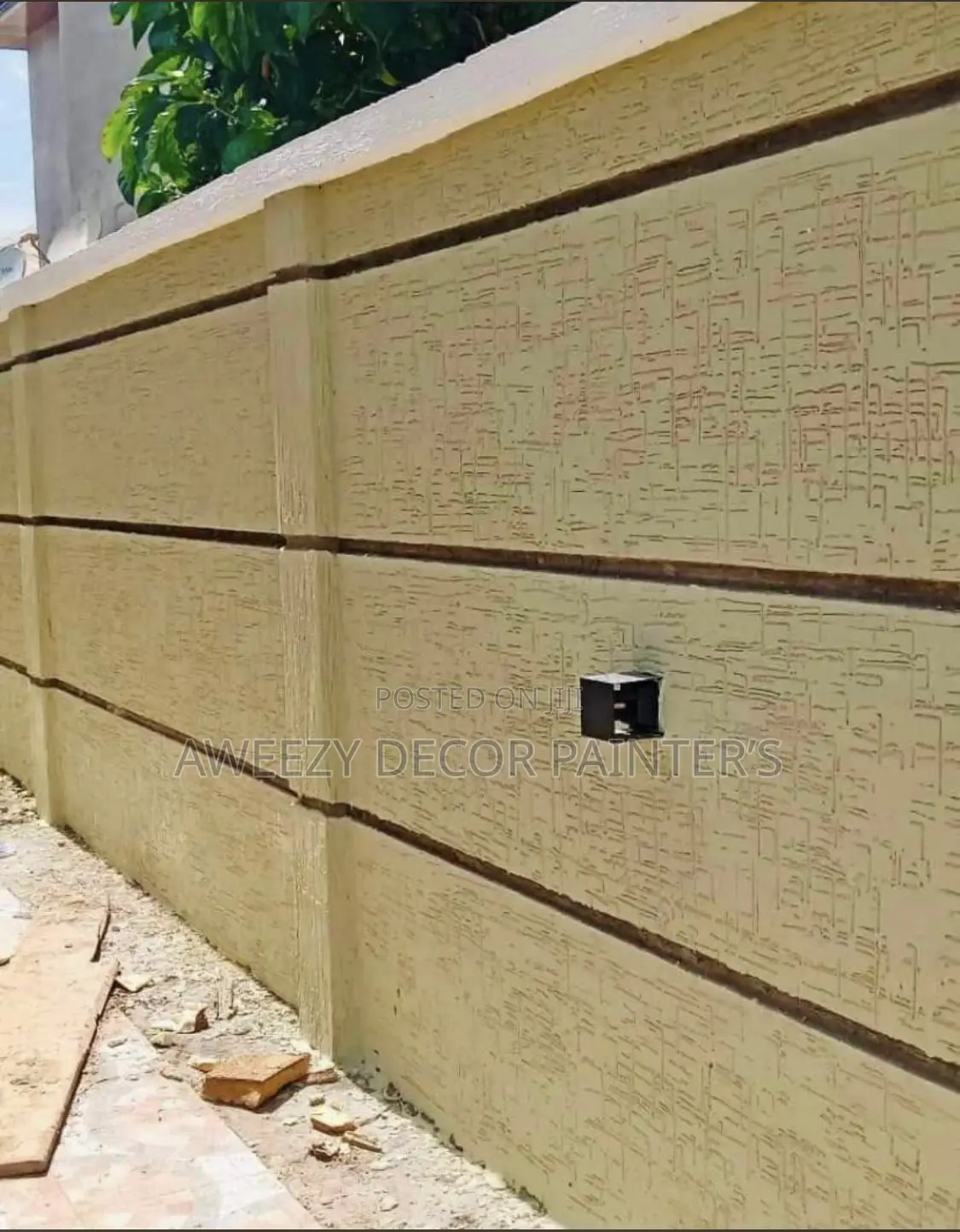 Graffiato Paint and Installation Ongoing on Cool Price