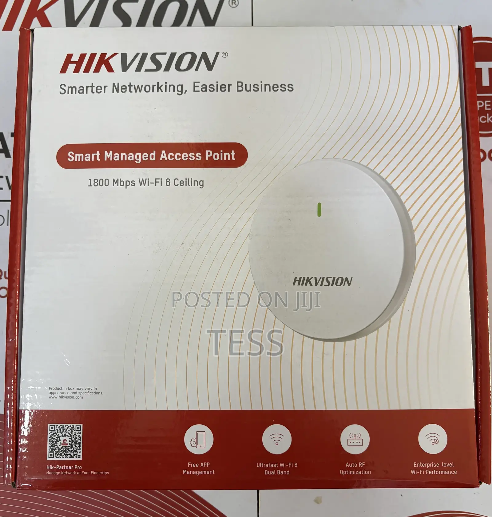 Hikvision Wi-Fi6 1800mbps Celling Accesspoint Ds-3wap622g-Si