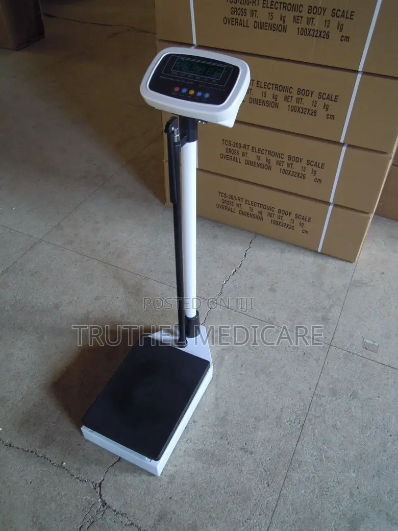 Digital Weighing Scale With Height Meter ( Germany Type)