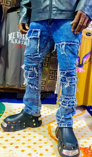 High Quality Chrome Heart N Givenchy Baggy Jeans Available