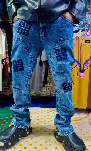 High Quality Chrome Heart N Givenchy Baggy Jeans Available