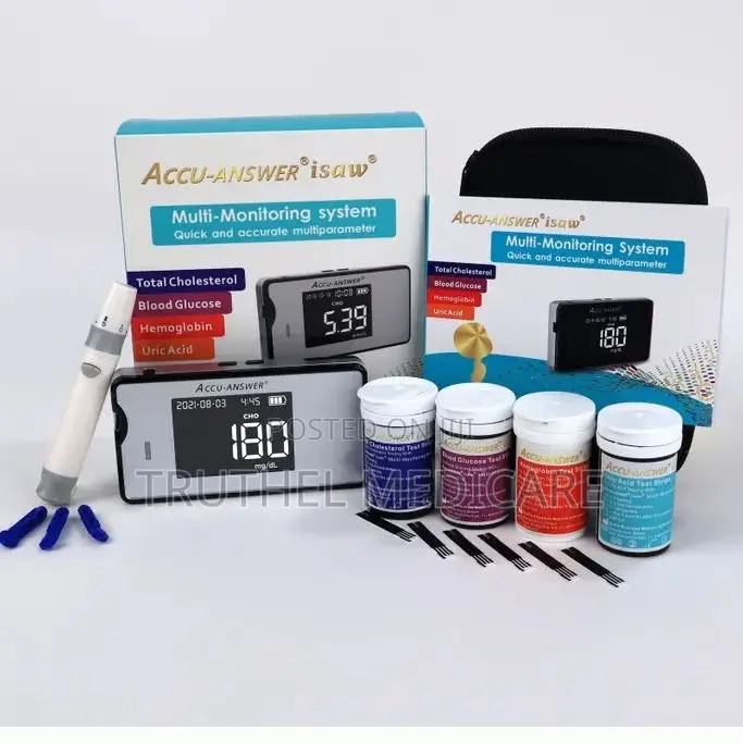Cholesterol Meter - 4in1(Uric, Hb,Glucose,Tc)