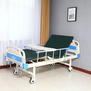 Hospital Bed - 1crank(Free Mattress, Iv Pole, Table)