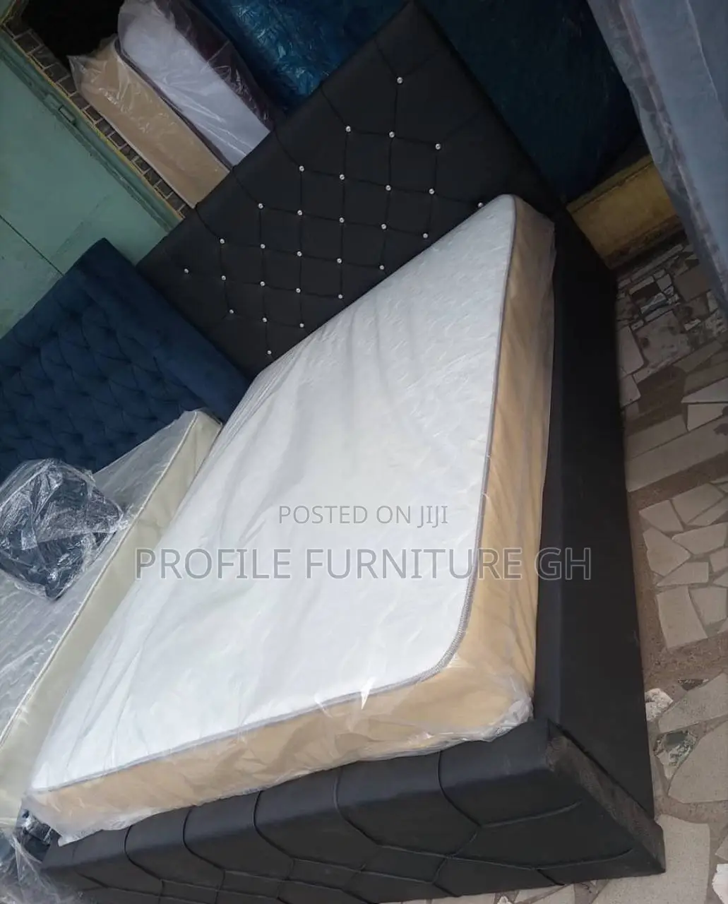 Double 54x75 Bedframe With Soft Mattress// Durable And Luxurious