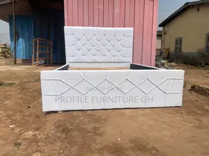 Pure White Angel Double 54x75 Bedframe//  Durable And Luxurious
