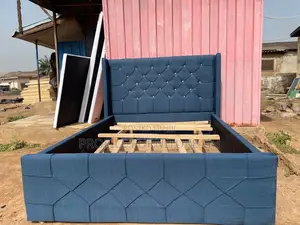 Photo - Sweet Blue Double 54x75 Bedframe// Free Delivery