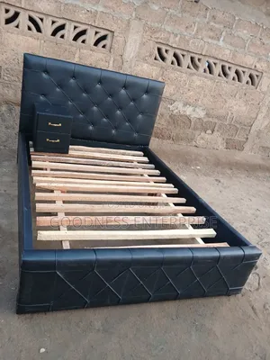 Black Bed Frame With Drawer