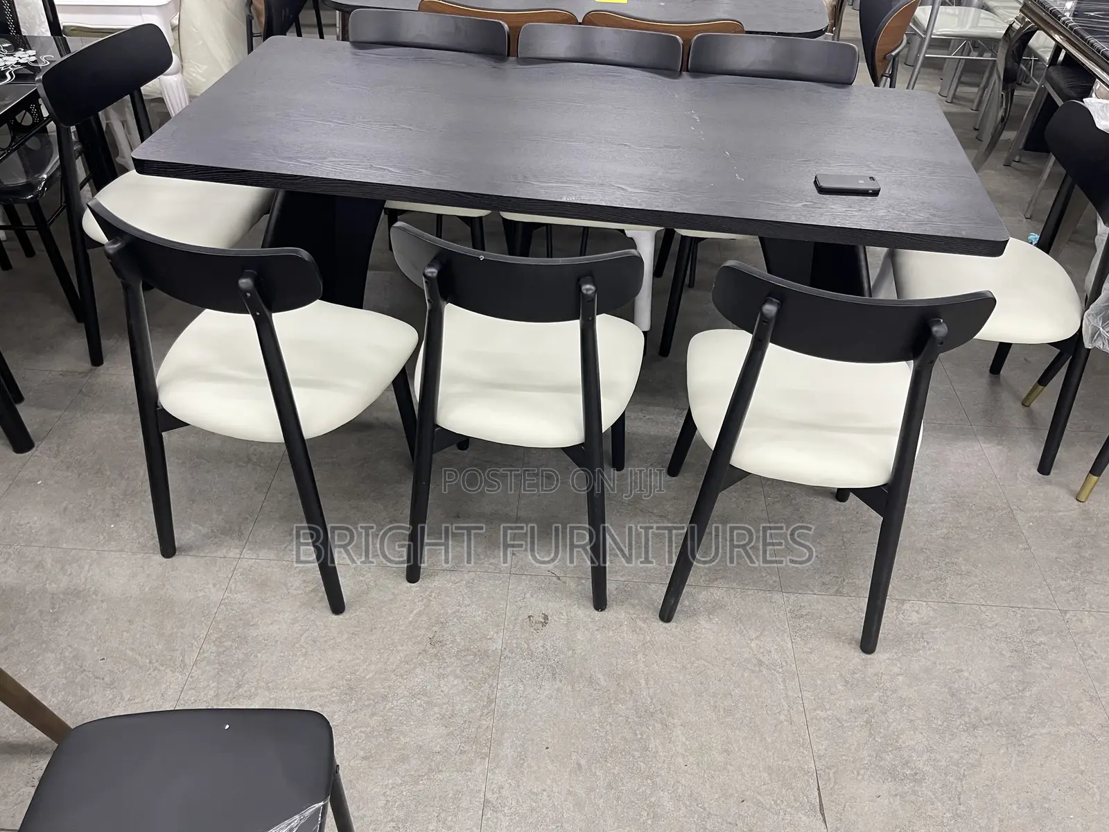Quality Wooden Dining Table With 8 Strong Chairs