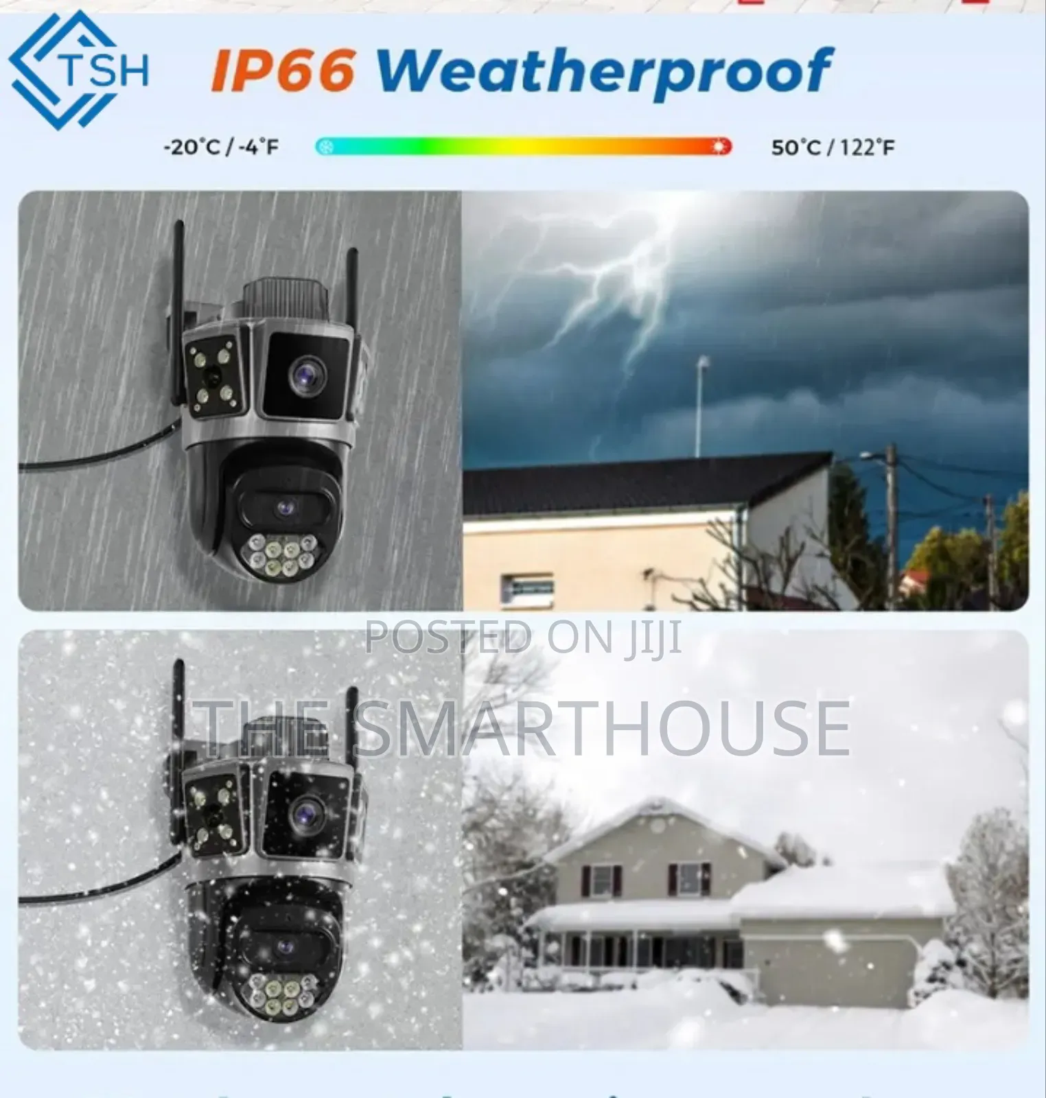 Smart Triple View CCTV Camera
