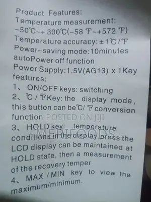 Digital Food Thermometer