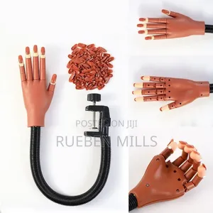 Generic Nail Art Finger Model Practice Mannequin Hand