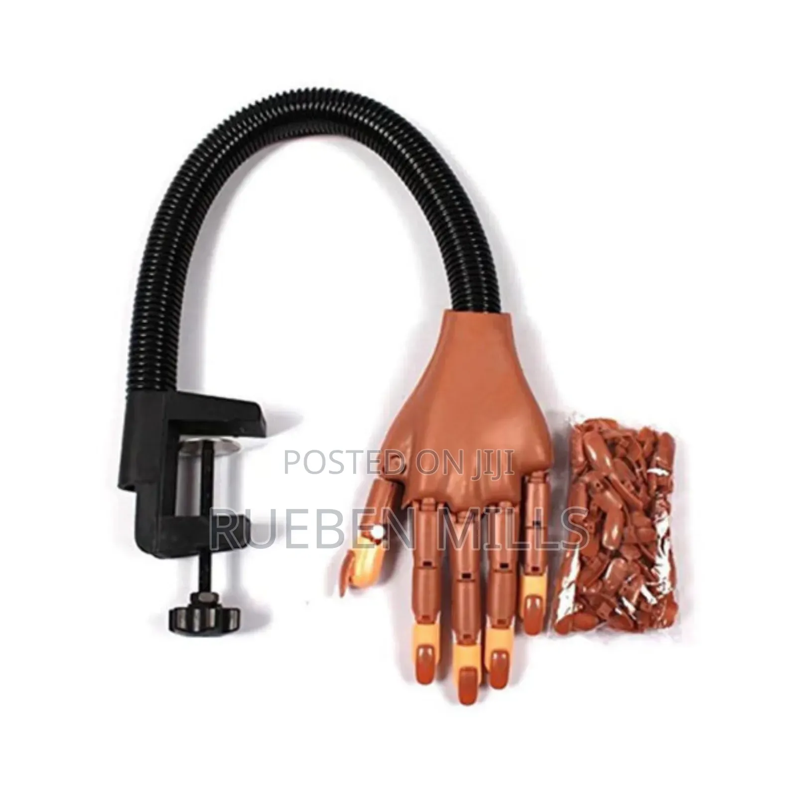 Flexible Movable False Nail Training Practice Mannequin Hand