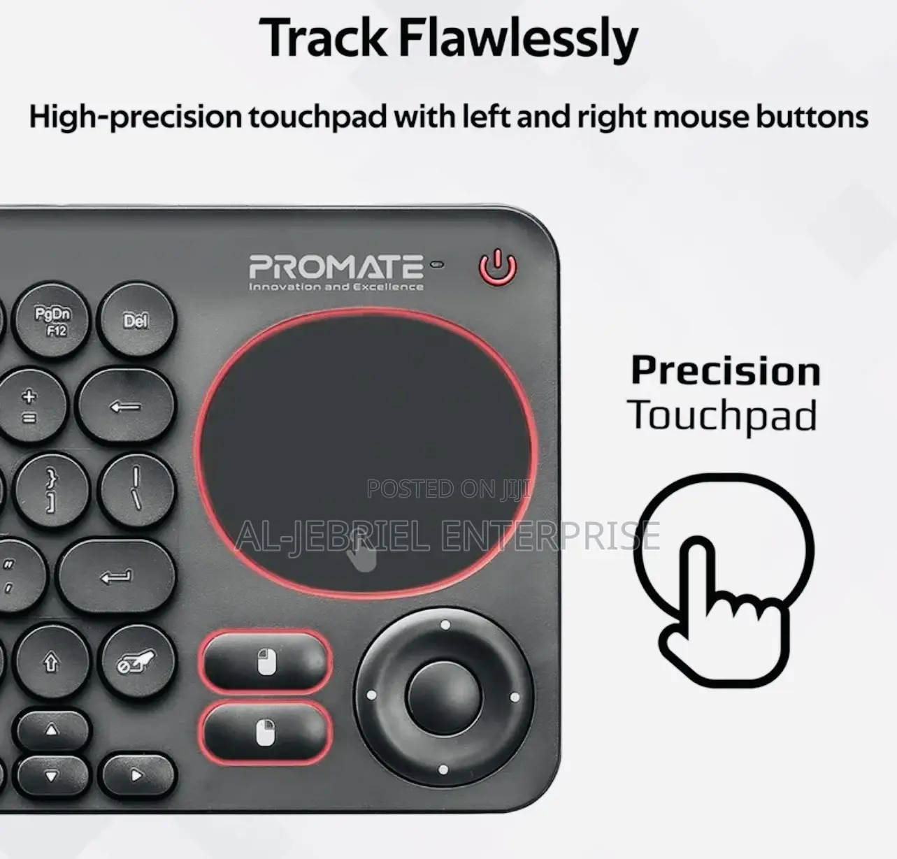 Promate Keypad-1 Touchpad Wireless Keyboard