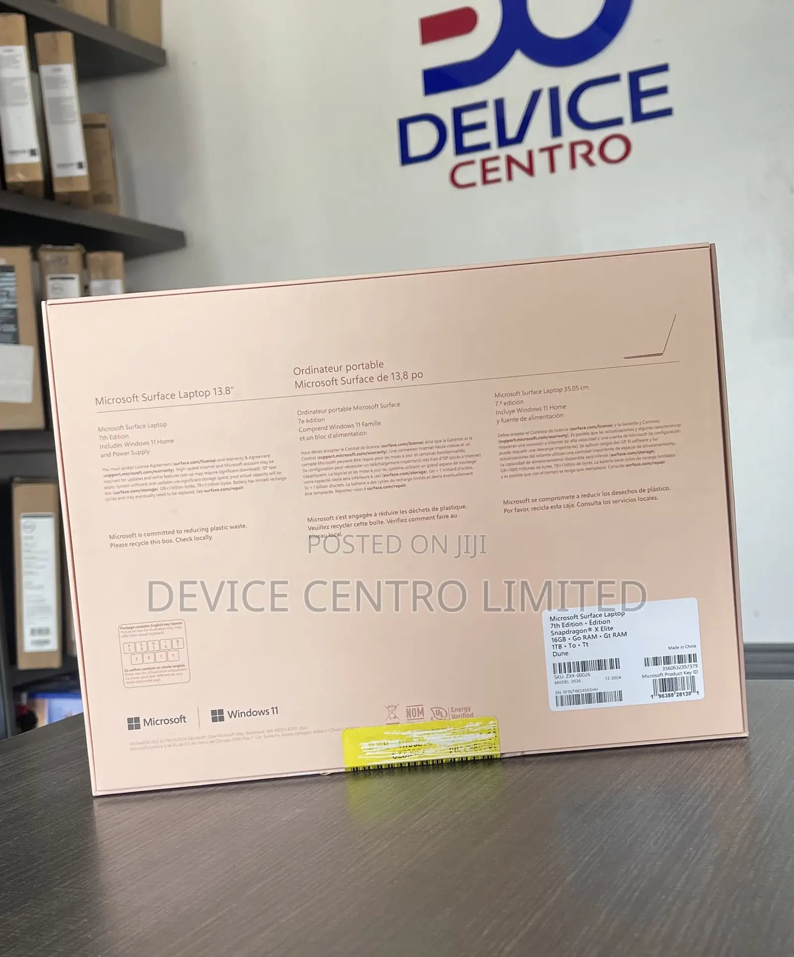 New Microsoft Surface Laptop 7 16GB Qualcomm Snapdragon X Elite SSD 1T