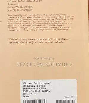 New Microsoft Surface Laptop 7 16GB Qualcomm Snapdragon X Elite SSD 1T