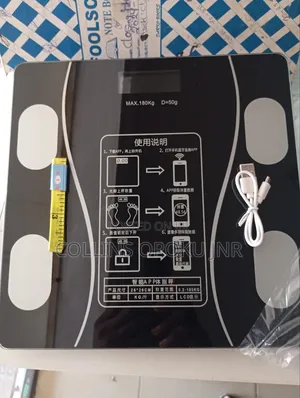 Multi-functional Usb Bluetooth Body Weighing Scale - Black